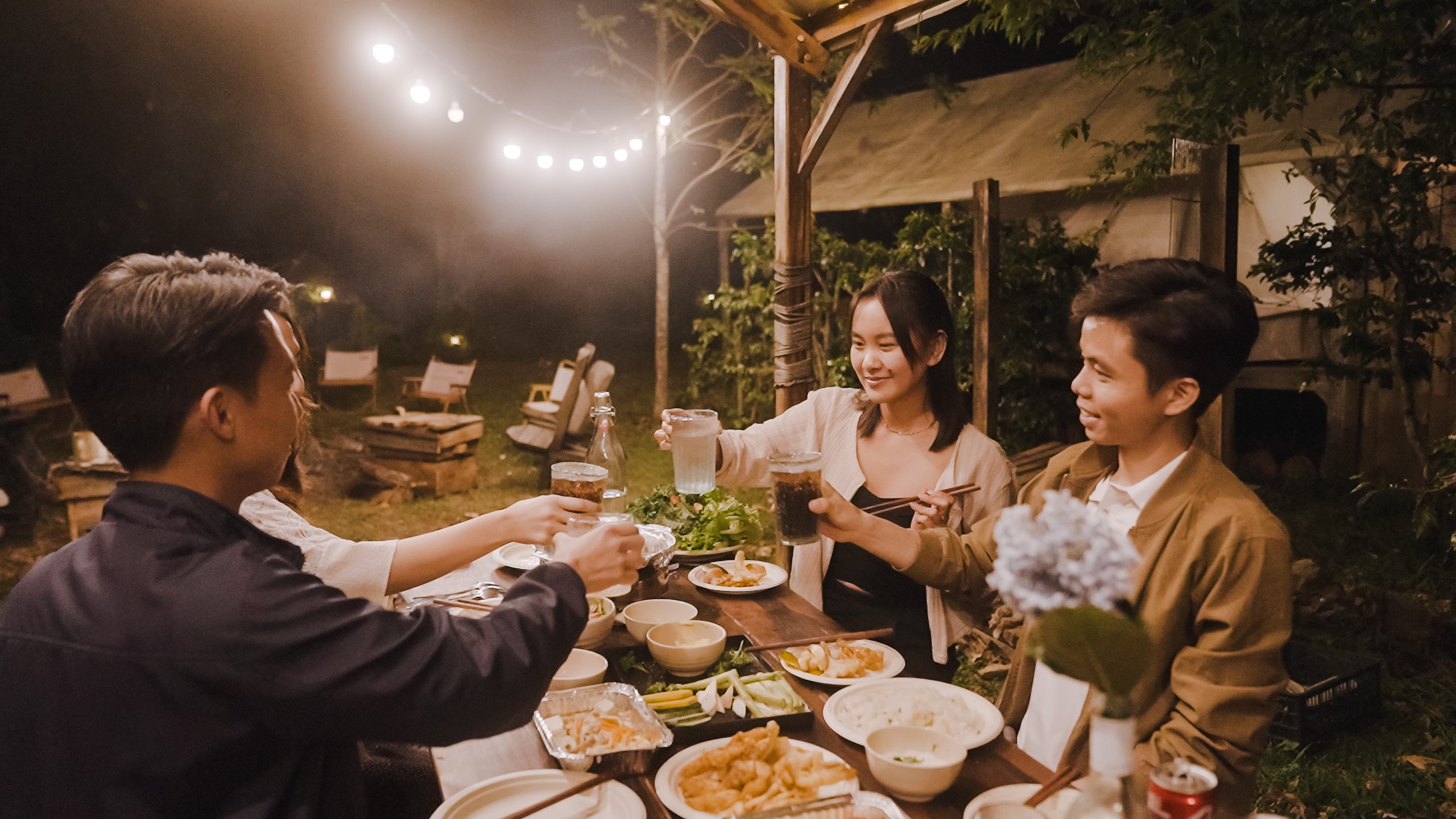 Bữa tối giữa thiên nhiên tại Twin Beans Farm